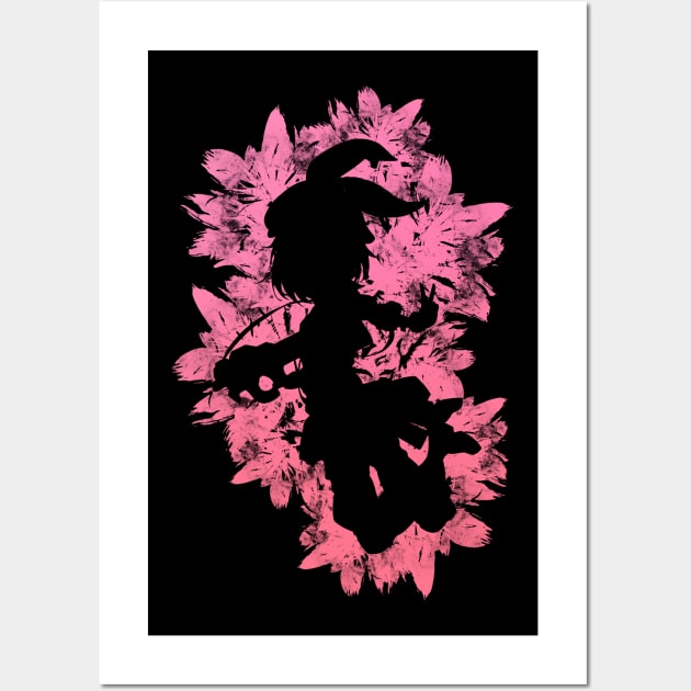 Gun - Pink Abstract Wall Art by Scailaret